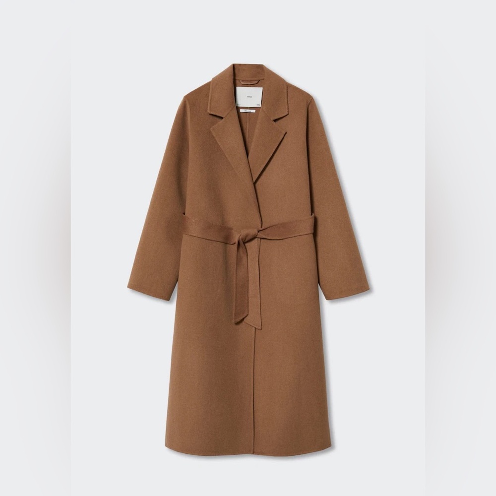 MANGO Belt Handmade Coat